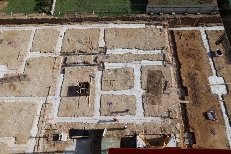 Travaux école vue aérienne